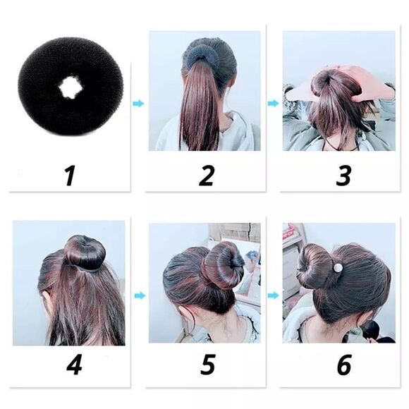 🆕Donut Hair Bun Styling Tool - Picture 6 of 7
